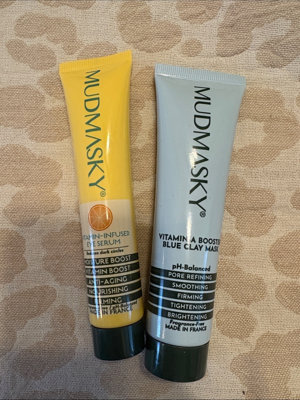 MUDMASKY Vitamin-Infused Eye Serum & Blue Clay Mask
